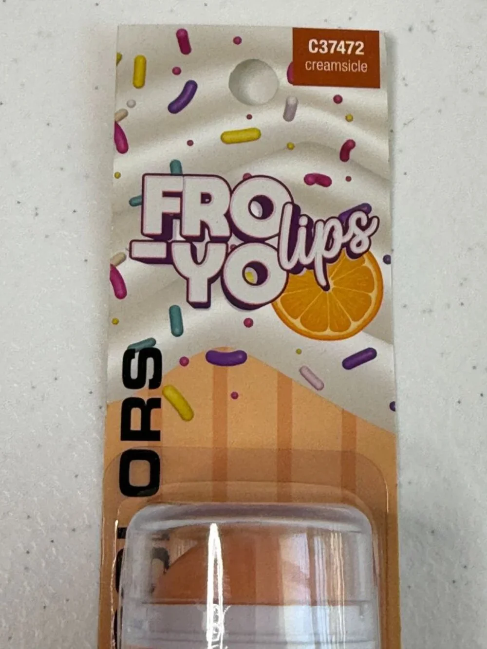 L.A. Colors Fro-Yo Lips Creamsicle Scented Lip Balm New